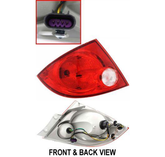 05-10 chevy cobalt 4 door sedan rear taillight taillamp lh left driver side