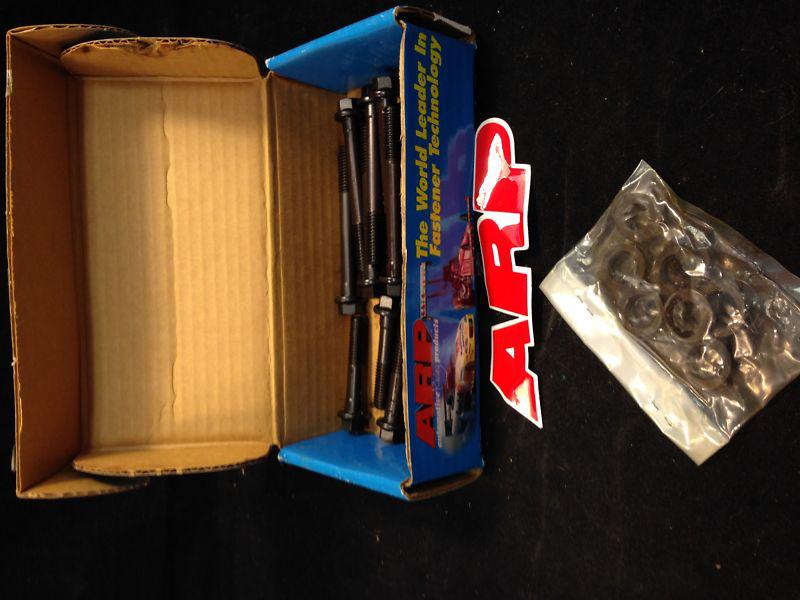 Arp racing products box of bolts and stud kit sb chevy 4-bolt main large journal