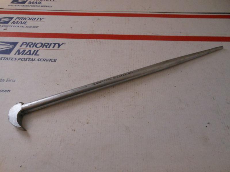 *vintage* craftsman 42892 rolling wedge/ladyfoot prybar- good shape