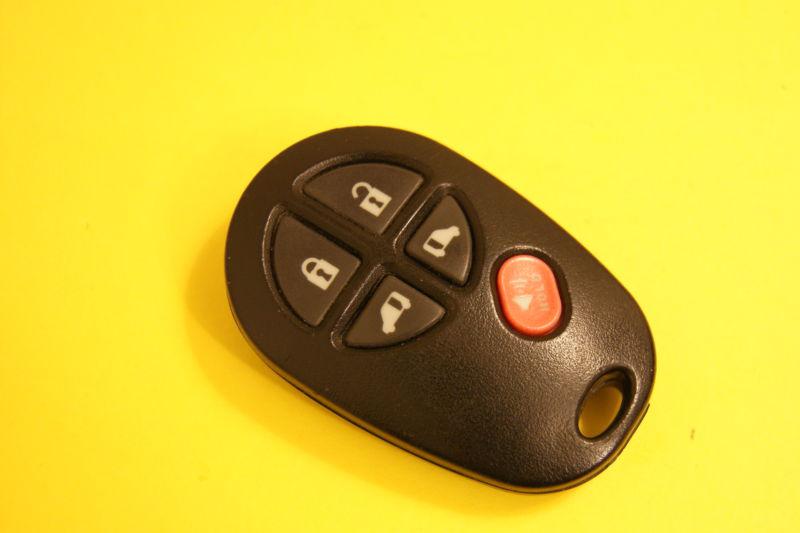 2004-2011 toyota  sienna  keyless remote key fob  gq43vt20t