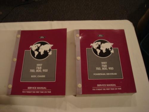 1997 ford ft900 b700 f b p 700 800 truck factory service shop repair manual book