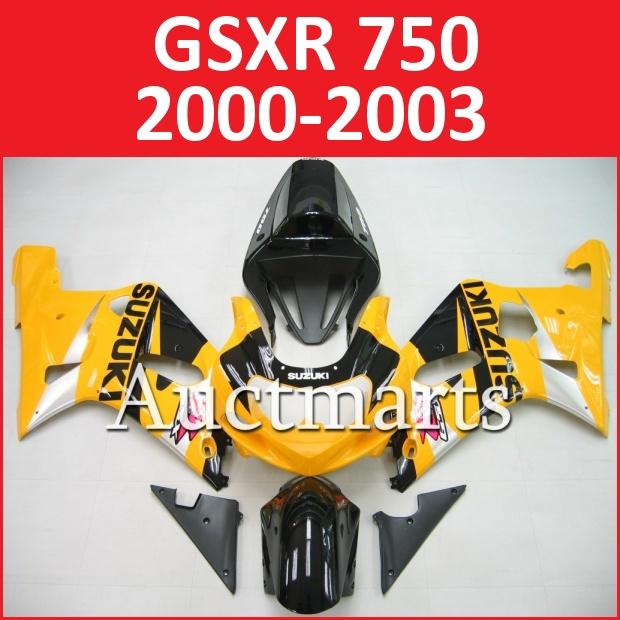 Fit suzuki 00 01 02 03 gsxr 750 gsx-r750 2000 2001 2002 2003 fairing k1 b19 a11