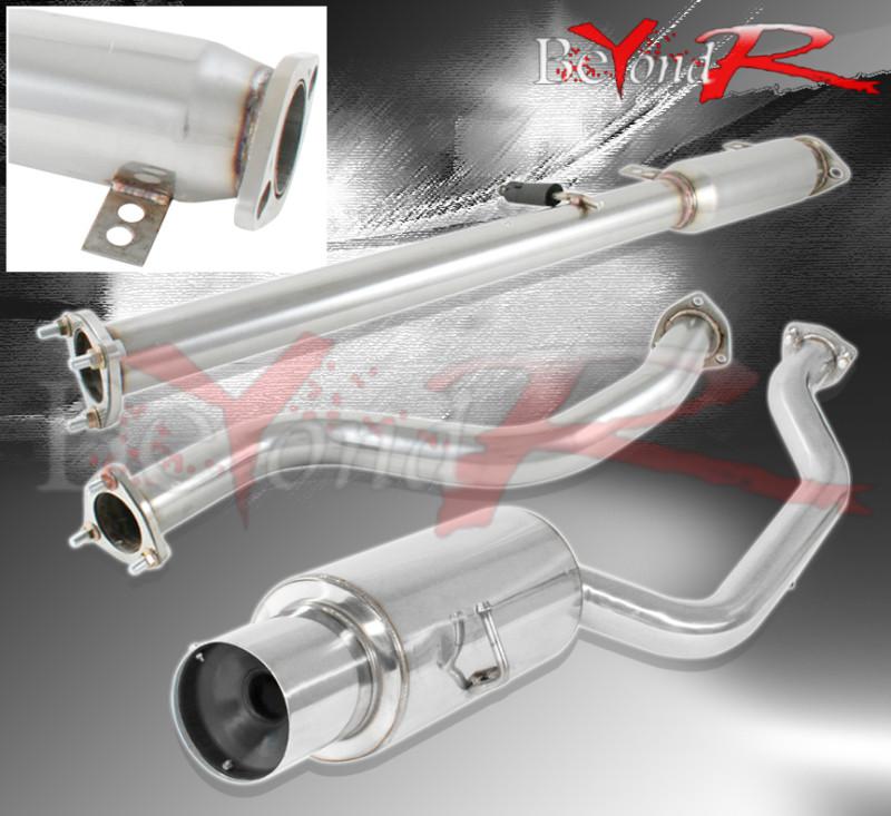 04-06 mazda 3 2.3l 5dr hatchback high performance muffler catback exhaust system