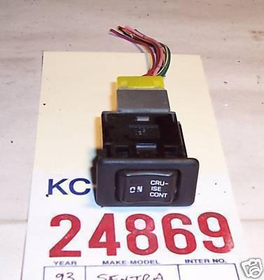 Nissan 93 sentra cruise control switch black 1993