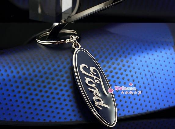 New hot ford/ford series logo keychain keyring key chain ring in giftbox