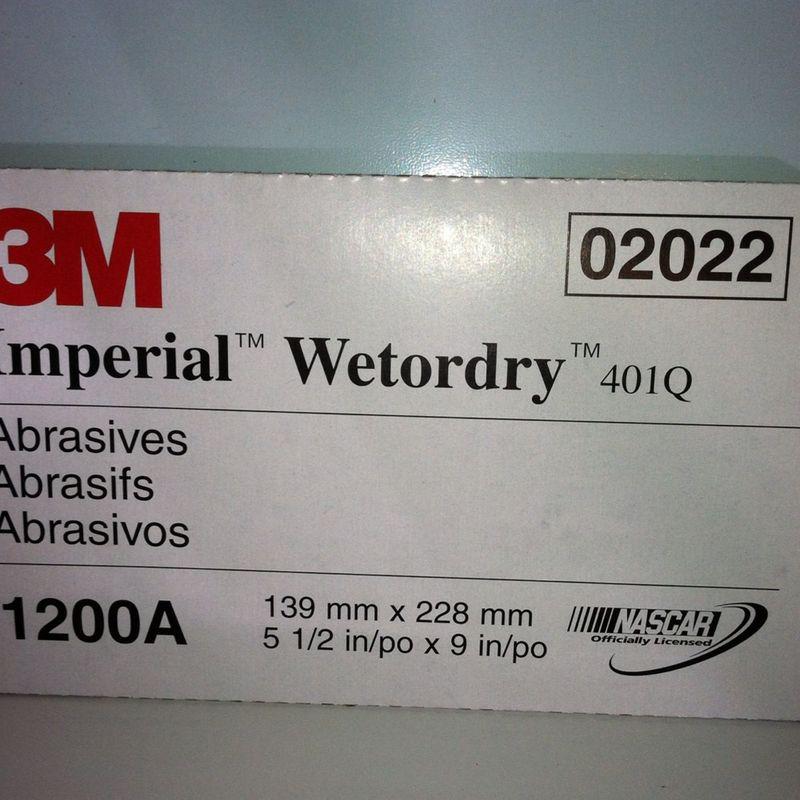 3m sandpaper wetordry 1200 grit (02022)