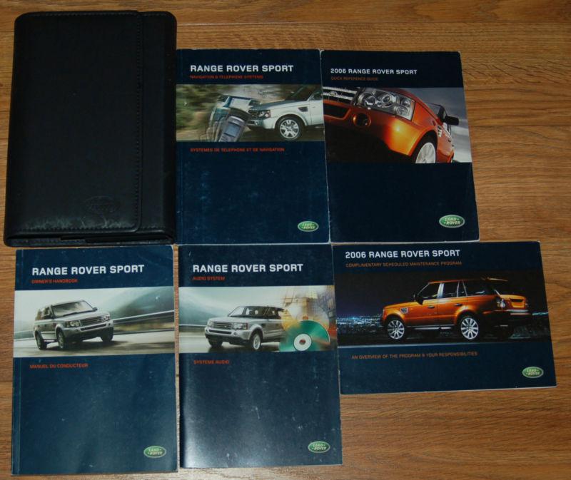 2008 08 land rover range rover sport owners owner's manual with nav manual