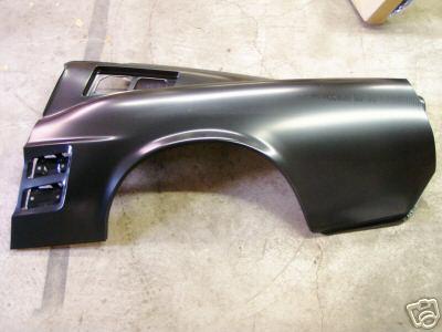 1967 mustang fastback full quarter panel, 1 pr, dynacorn, new weld thru primer