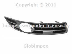 Vw passat (06-11 with fog) bumper cover grille right front genuine + warranty