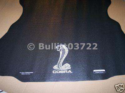 1999 2000 2001 2002 2003 2004 mustang cobra logo convertible trunk liner white