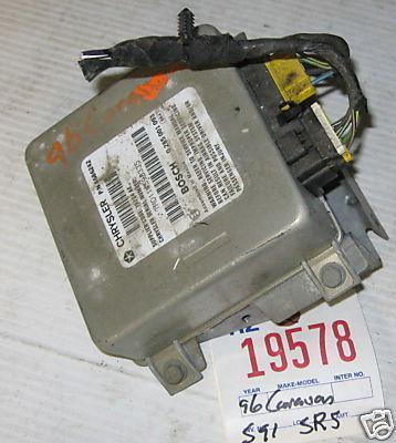 Dodge 96 97 caravan voyager control module airbag srs 1996 1997