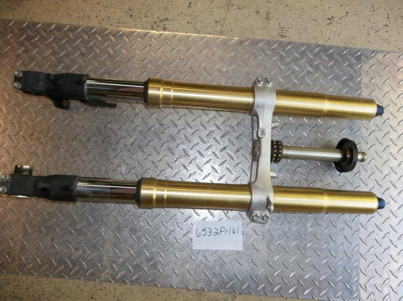 04 05 gsxr 600 750 front fork forks right left tube lower tree straight str8