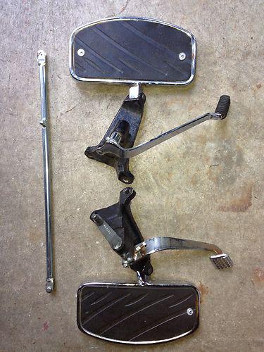 Suzuki c 50 volusia floorboard shift lever & brake pedal