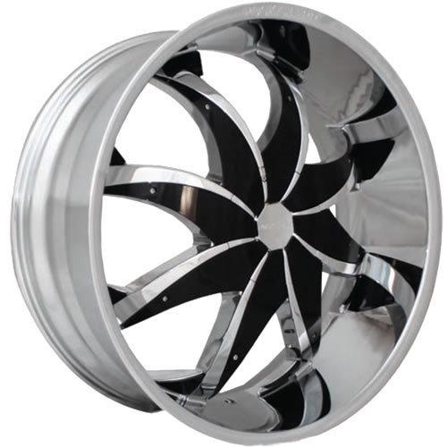 24x9.5 chrome rocknstarr firehouse wheels 5x115 5x5 +15 dodge charger rwd