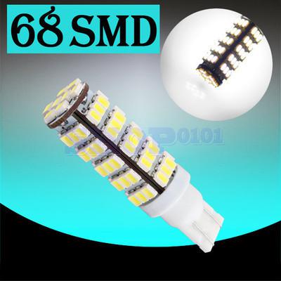 T10 68 smd license plate pure white 194 w5w led interior car light bulb lamp