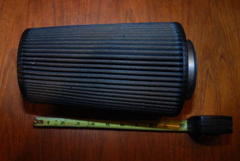 K & n 9" inch cone air filter  