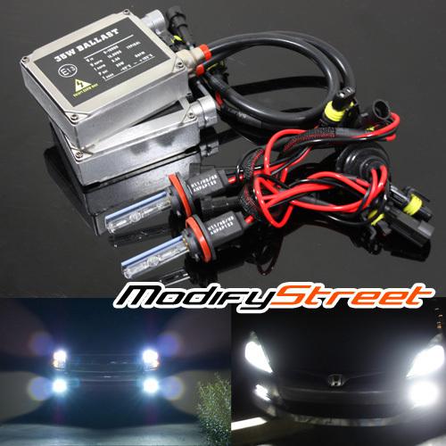 H11 6000k pure white ac ballast xenon hid conversion kit fog driving lights