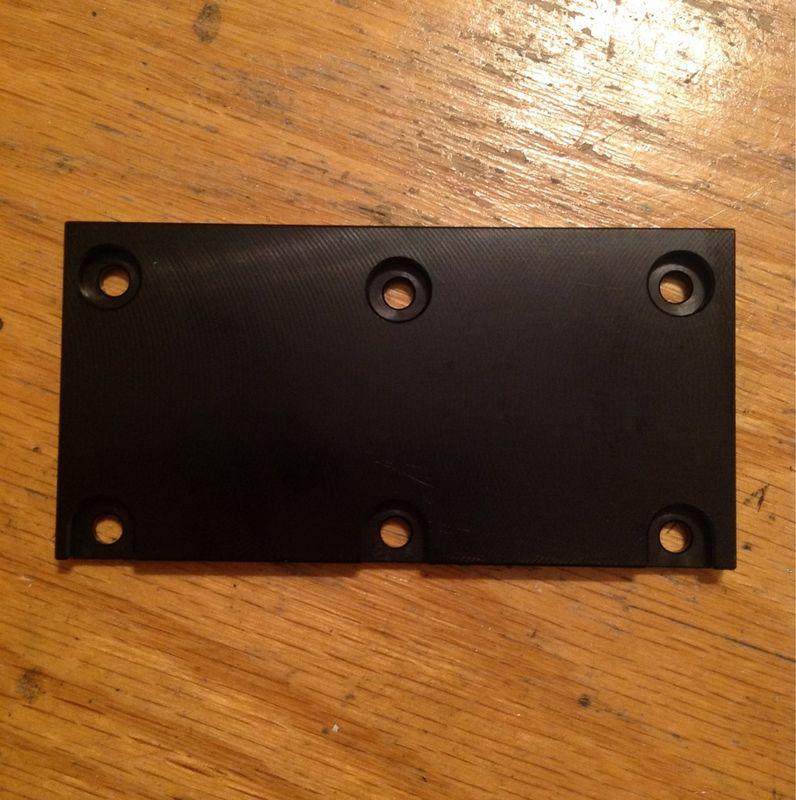  tpi lt1 blank throttle body plate trans am z28 iroc corvette black