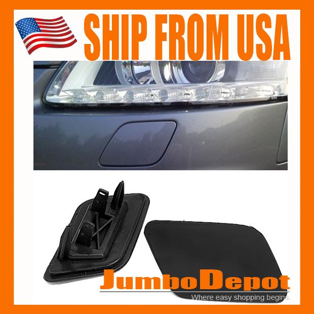 Us 2pcs audi 2002 2003 2004 2005 a6 c5 avant headlight washer cover caps durable