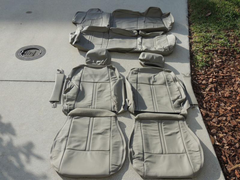 Jeep grand cherokee leather interior seat covers seats 2008 2009 2010