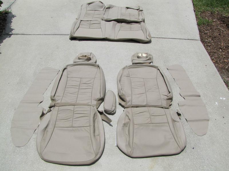 Honda civic coupe ex lx leather seat covers seats 2002