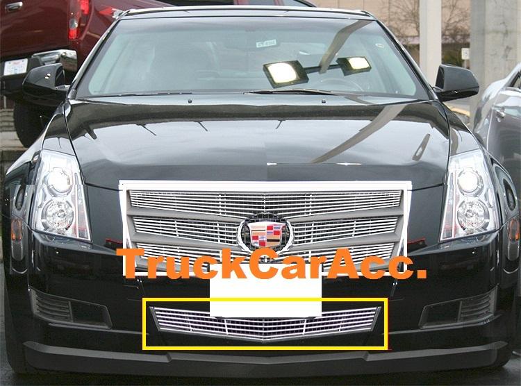 2008 09 10 11 12 13 cadillac cts billet grille 1pc bumper grill insert