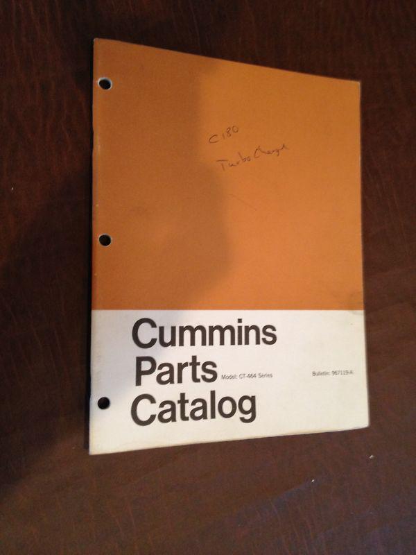 Cummins ct 464 series diesel parts book catalog manual engine