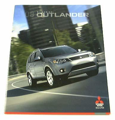 2008 08 mitsubishi outlander truck brochure xls ls es