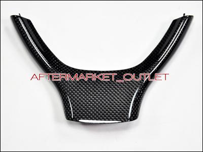 Carbon fiber steering wheel trim cover for bmw f10 f11 535i 550i m-sport m5