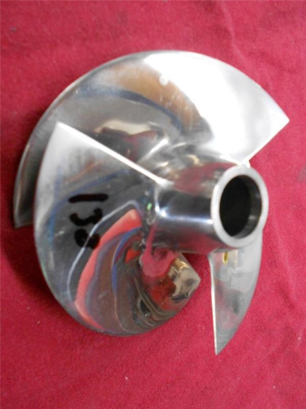 Pjs stainless steel impeller kawasaki js 440 jetski prop 16.5