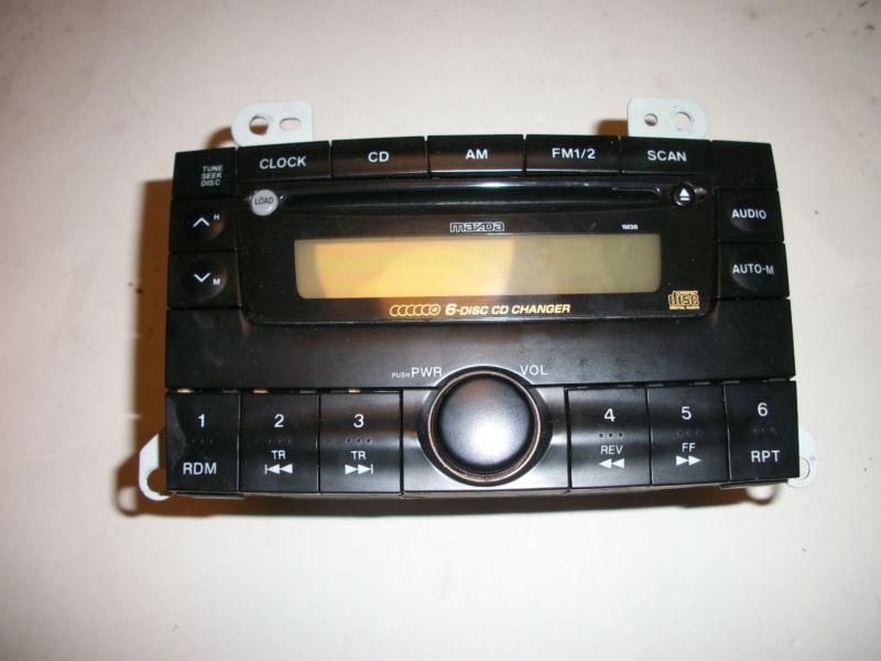 Mazda mpv stereo am fm 6 disc cd player changer digital audio factory oem 