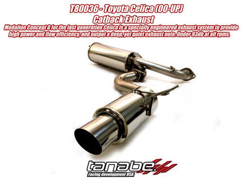 Tanabe concept g catback exhaust for 00-05 celica gt gts t80036