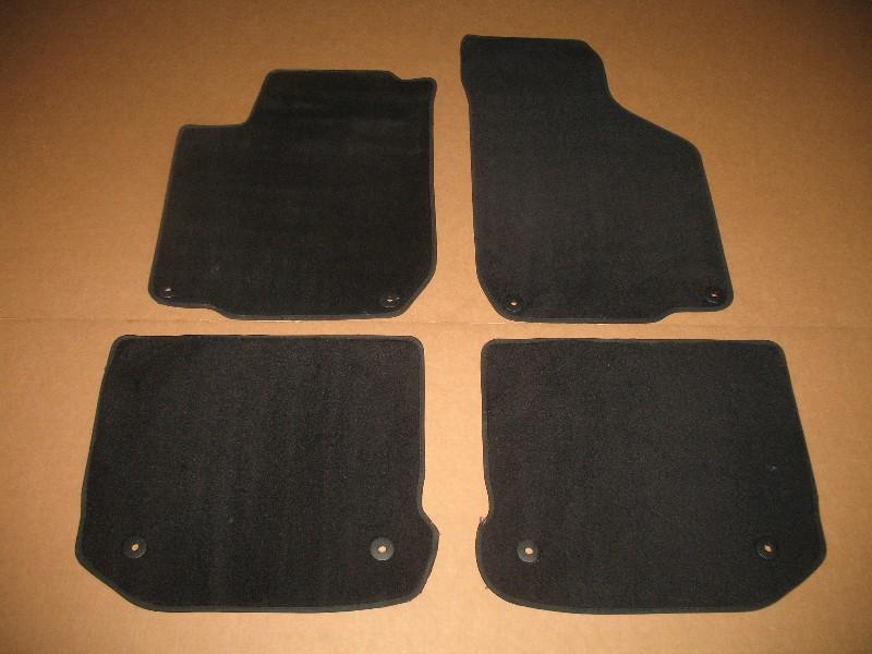 1999 2000 2001 2002 2003 2004 2005 vw jetta black floor mats oem factory set 