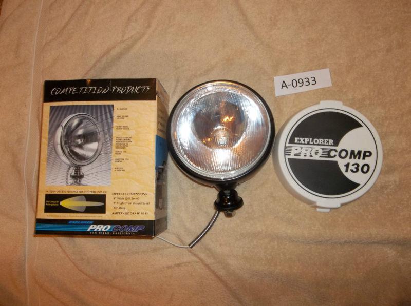 Explorer pro comp 130 watt 8" round competition driving light