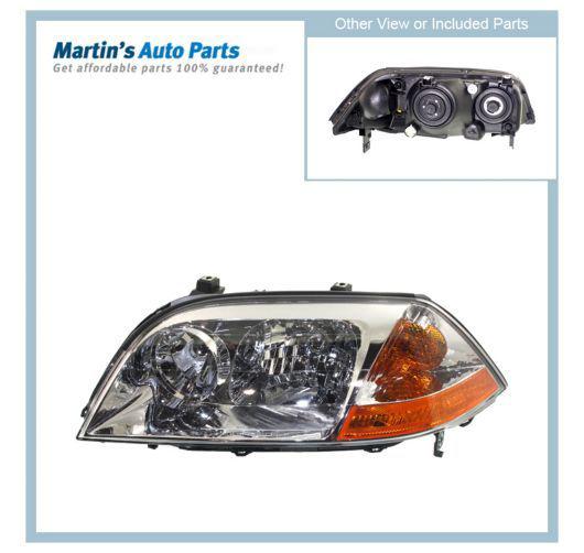 Clear lens new head lamp left hand halogen lh driver side ac2518103c 33151s3va01