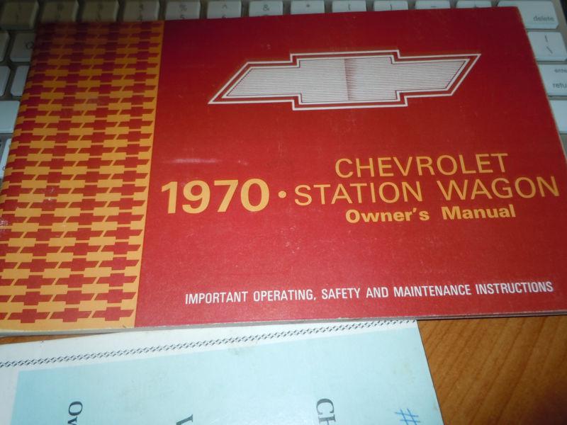 1970 chevy station wagon owener manual