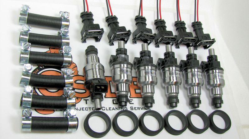 400cc nissan datsun 280z 280zx l28 300zx z31 turbo fuel injectors genuine bosch!