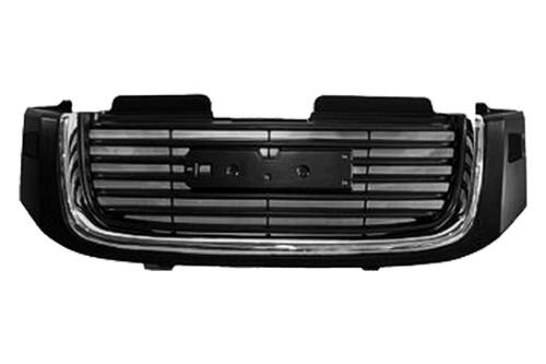 Replace gm1200504 - 2002 gmc envoy grille brand new truck suv grill oe style