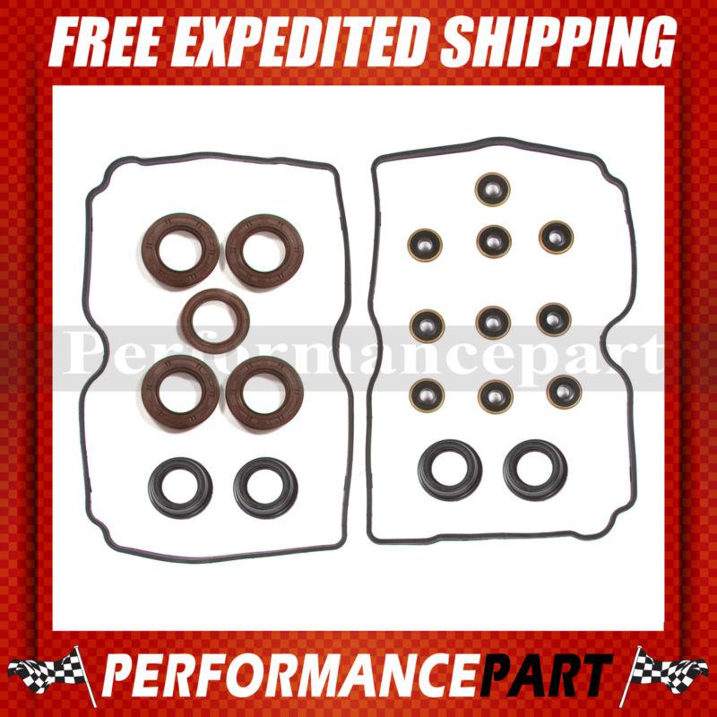 Valve cover gasket set 98-12 subaru saab 2.2l 2.5l sohc h4 16v "ej22e, ej25"