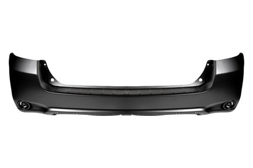 Replace to1100260v - toyota highlander rear upper bumper cover factory oe style