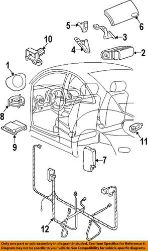 Volkswagen oem 6q0909605al001 air bag-control module