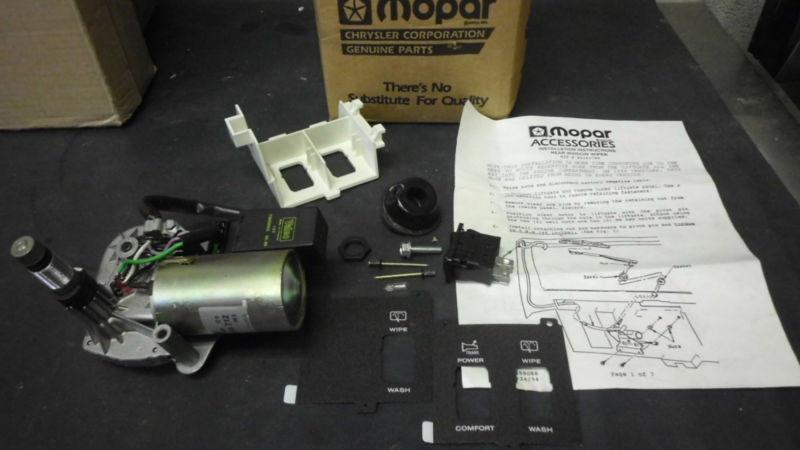 Jeep cherokee rear hatch wiper motor assembly nos (see discription)