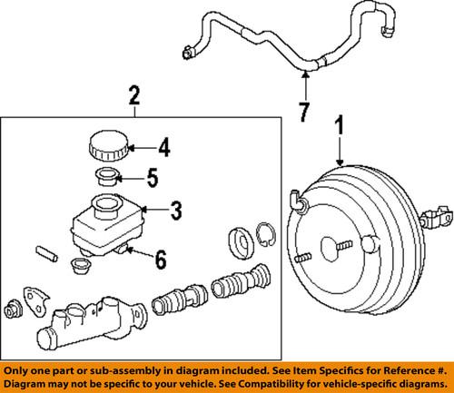 Subaru oem 26401ag030 brake master cylinder