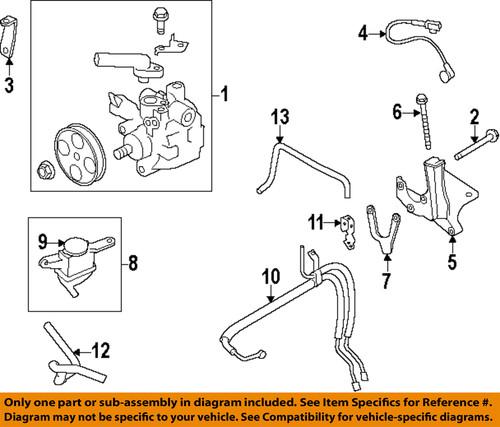 Subaru oem 34430fg040 power steering pump/steering pump