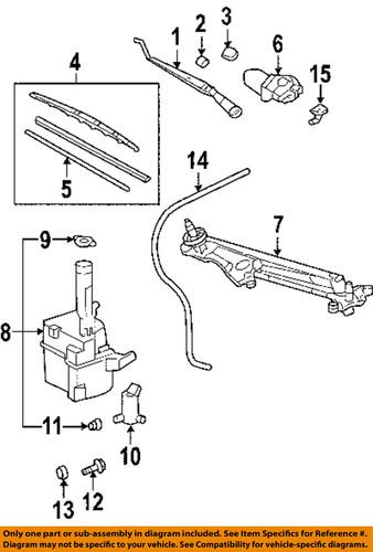 Toyota oem 8533012340 windshield washer pump