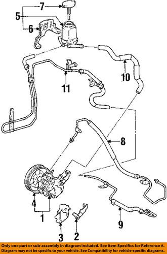 Toyota oem 4441001030 power steering pressure hose-pressure hose