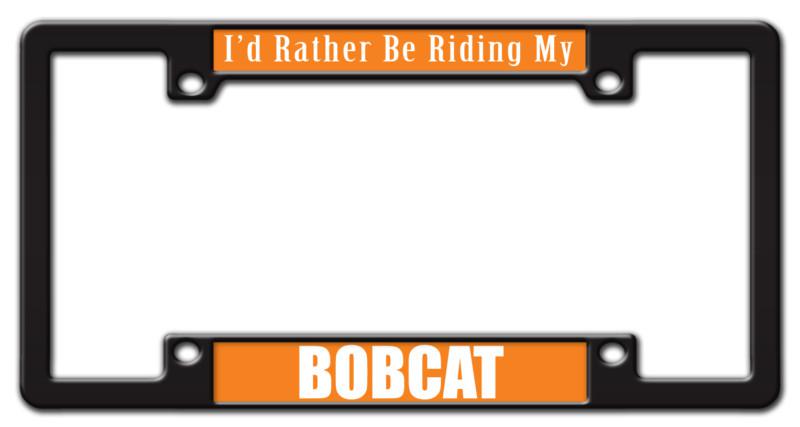 Bobcat custom vehicle preferred license plate frame