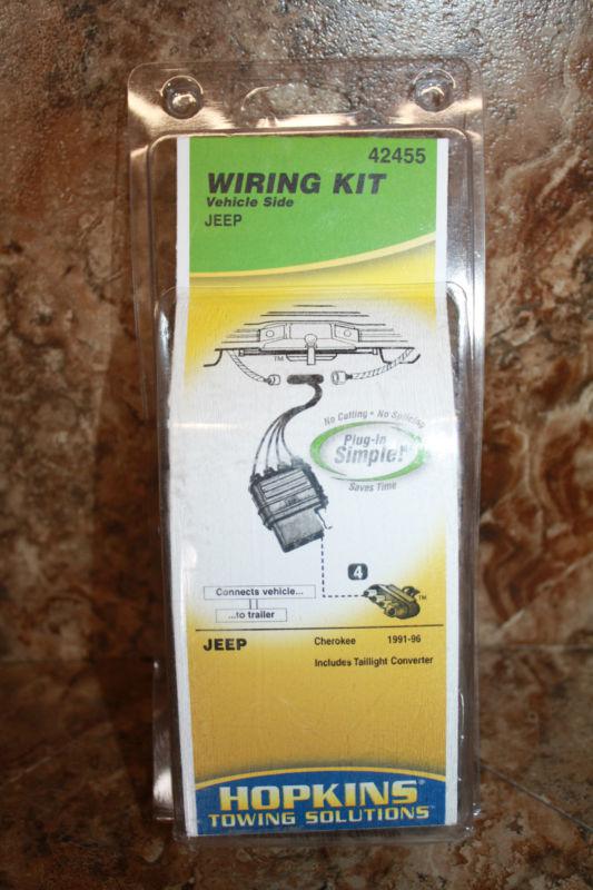 Hopkins manufacturing 42455 trailer connector kit jeep cherokee 1991-96