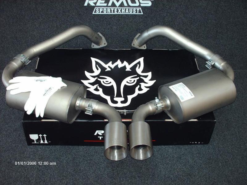 Remus titanium 2 exhaust - 689308 1798ti porsche boxster s/rs spyder 2010 - 12