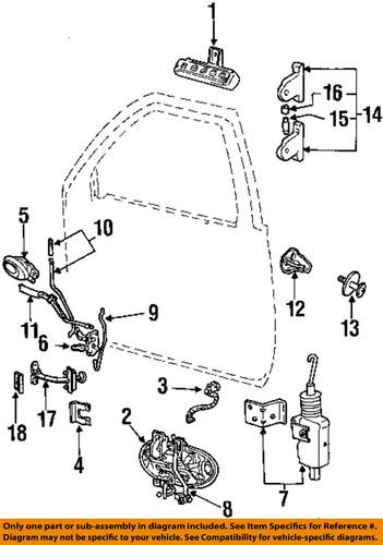 Ford oem 6l3z25218a43aa door lock motor